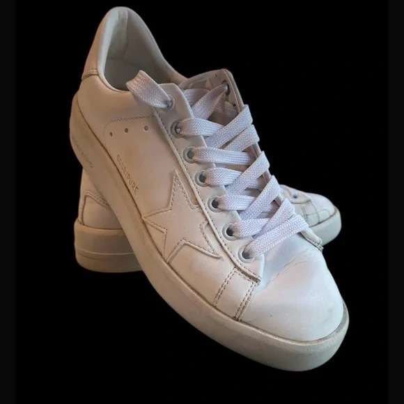 Golden Goose White Star Sneakers - Picture 5 of 7